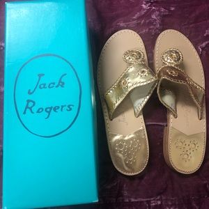 Jack Rogers Shoes - Gold Jack Rogers Sandals Jack Rogers Shoes - Gold Jack Rogers Sandals